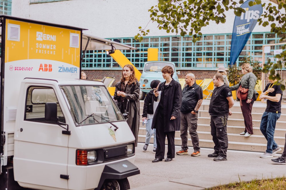 Sommerfrische bei einem Event